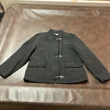 Harve Benard By Benard Boltzman Black Quilted Women’s Sz 16 Jacket Coat