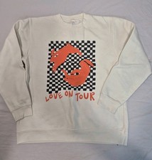 Harry Styles Ivory Love On Tour Graphic Bunny Sweatshirt Size Large