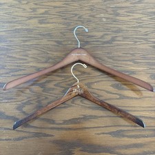 Lot Of 2 Polo Ralph Lauren Wooden Hangers
