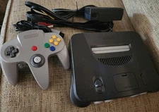 Nintendo 64 System 32MB Home Console - Charcoal Gray