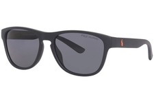 Polo Ralph Lauren PH4180U 5375/81 Sunglasses Matte Black Extra 2-Set Temples