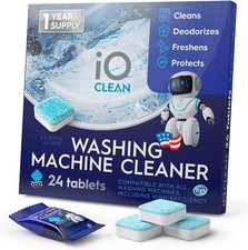 Washing Machine Cleaner Descaler Tablets, 24 Count 1 Year Supply   Deep Clean