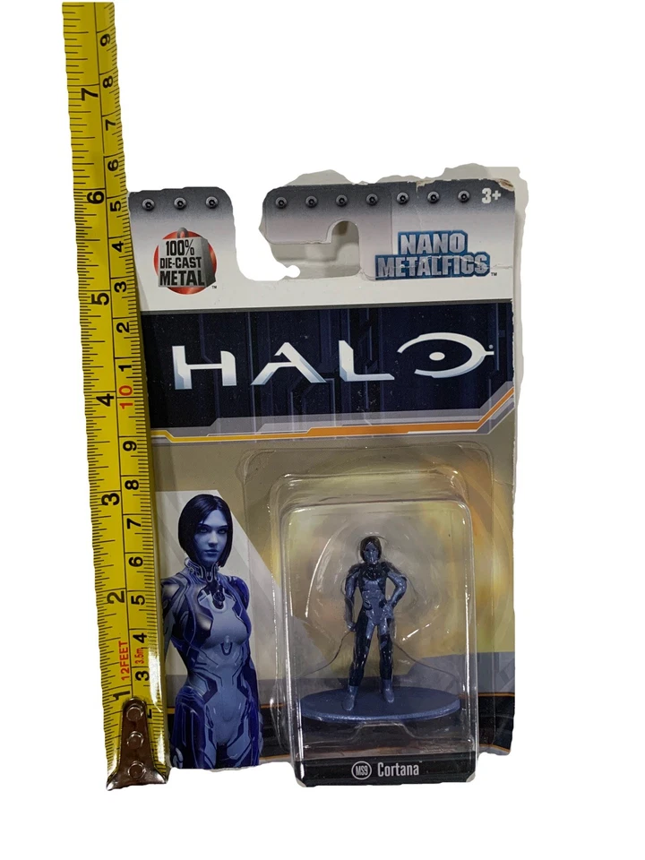 Nano Metalfigs HALO CORTANA 2017 MS9 9 figuras de videojuego de metal fundido a presión sin usar, en caja Foto 3 de 3