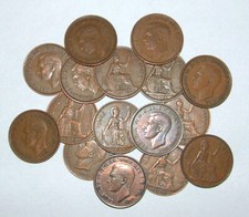 Great Britain/UK 1937 - 1952 - George VI Bronze Pennies - Select the Date