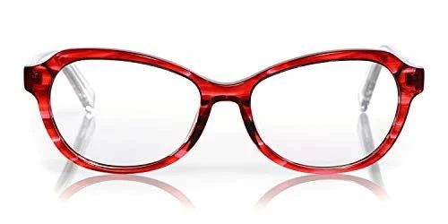 eyebobs CPA Unisex Premium Reading Glasses, Red Front and Crystal Temples, 1.00 - Picture 1 of 1