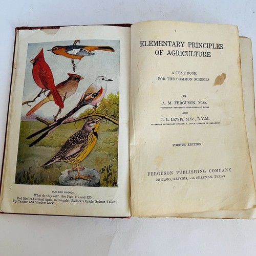 Antique Elementary Principles Of Agriculture - Ferguson And Lewis 1914 4th Ed. - Picture 10 of 18