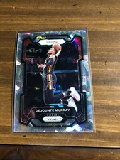 2023-24 Dejounte Murray Panini Prizm Silver Cracked Ice Prizm #112 Atlanta Hawks