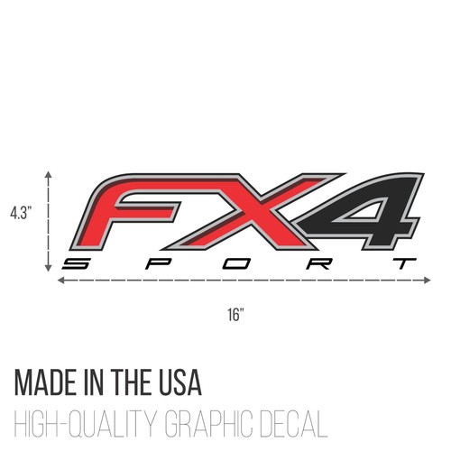 FX4 Sport Aufkleber, LKW Sticker für Ford F150 F250 F350 Super Duty 2er Set - Bild 2 von 6