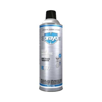 Sprayon Sc0600000 Insulating Varnish, Clear, Semi-Gloss, Aerosol, 15.25 Oz