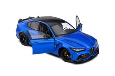 1/18 Alfa Romeo Giulia GTA MOTORHELIX Misano Blue Diecast Model Car