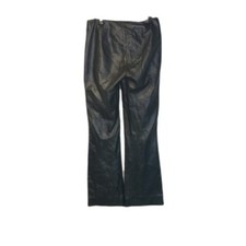 Vtg 90s Y2K Pelle Studio by Wilsons black leather womens pants 6