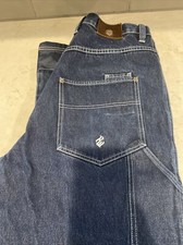 Vintage Y2K 2000s RocaWear baggy wide leg Jeans skater grunge dark wash 38x34