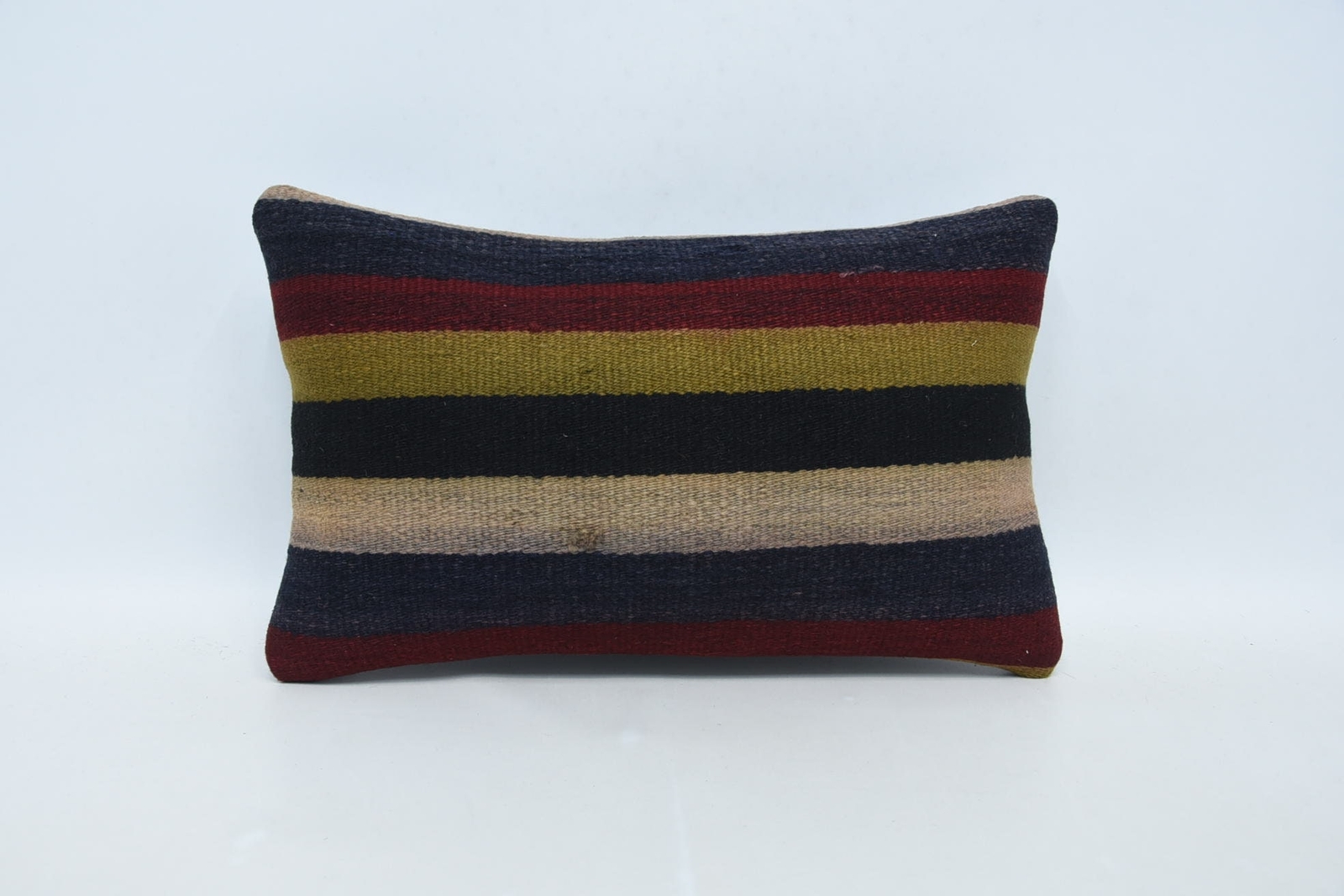 Almohada para sofá, funda de almohada azul de 12