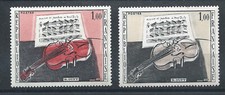 France N°1459** (MNH) 1965 - Variété rouge et rose absent