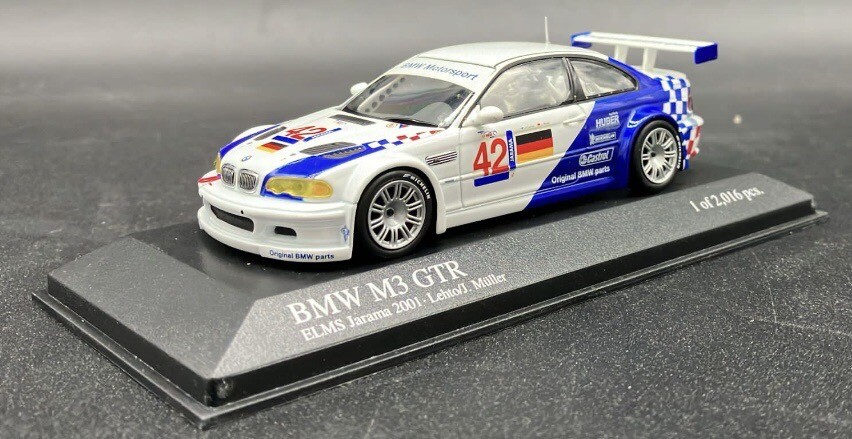 Minichamps 1/43 BMW M3 GTR ELMS Jarama 2001 Lehto/Muller Minichamps 1/43 BMW M3 GTR ELMS Jarama 2001 Lehto/Muller