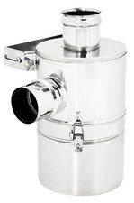 Abbattitore di Fumi Ad Acqua Inox Aisi 304 Diametro 80 100 cm per Stufe a Pellet