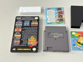 Double Dragon III: The Sacred Stones (Nintendo Nes) Authentic Complete