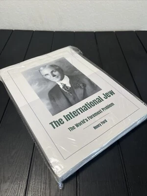 Large,Jewish Activities In The United States, By Henry Ford, 4 Volumes In 1 Book