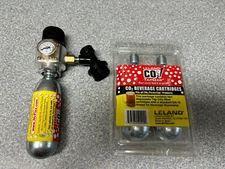 Leland TapGas Mr. Fizz CO2 Regulator Homebrew Coney Keg Dispenser Kit