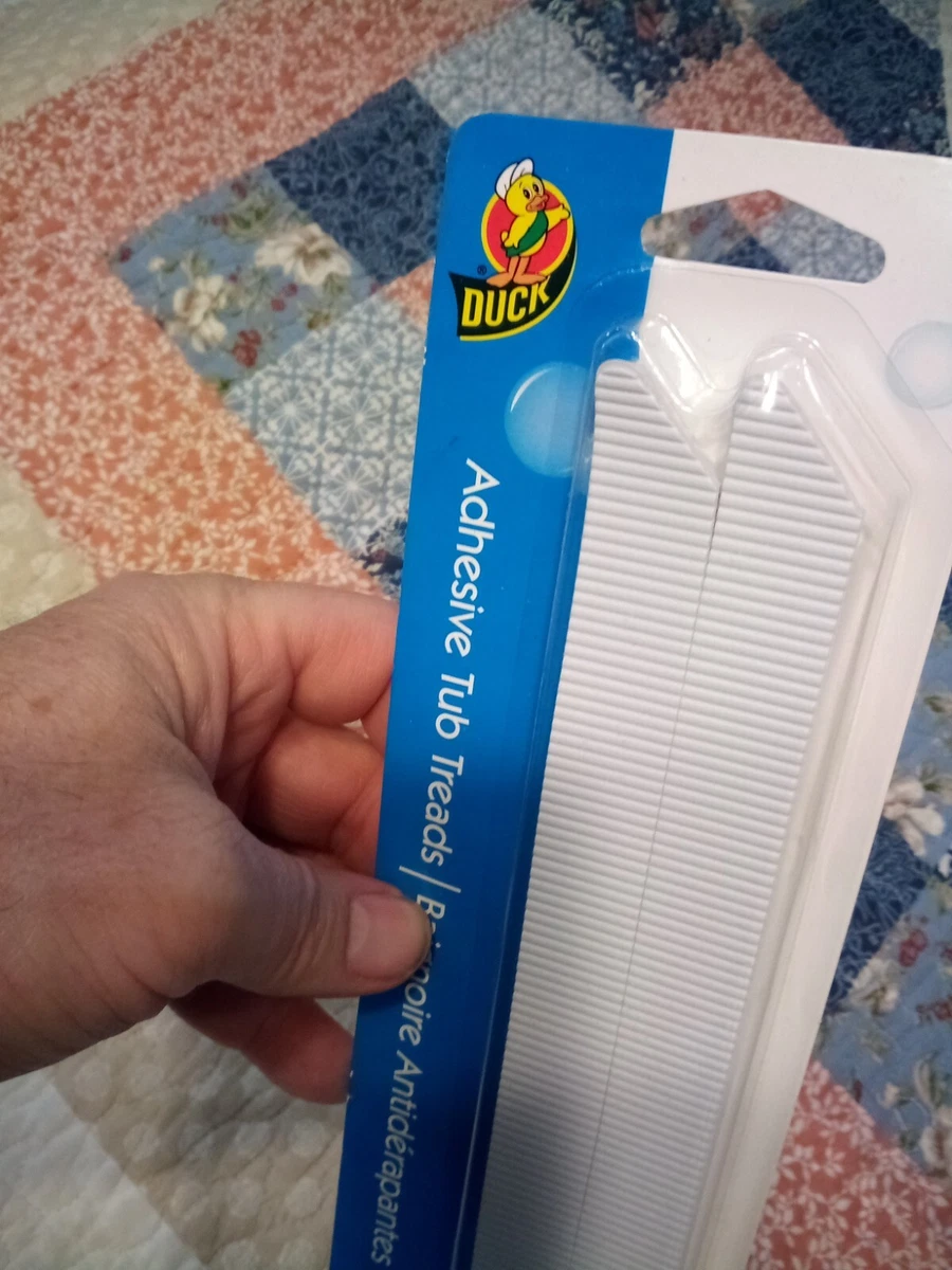 Duck Brand Adhesive Plastic Bathtub Treads, White, X (18 , 45 OFF