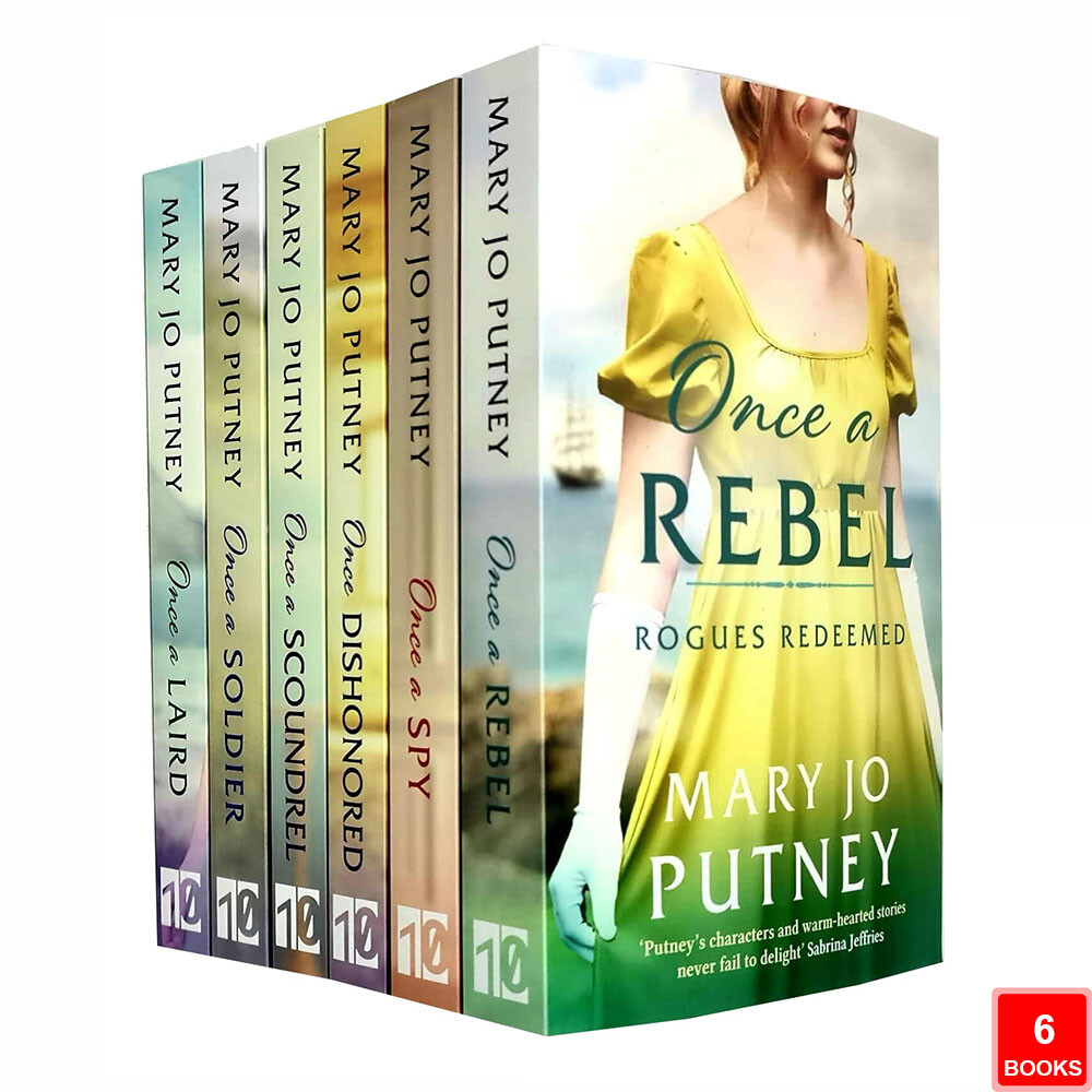 Mary Jo Putney Rogues Redeemed Collection 6 Books Set Once a Soldier, Once a Reb