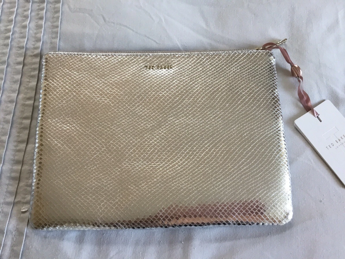 Ted baker grey clutch bag new arrivals