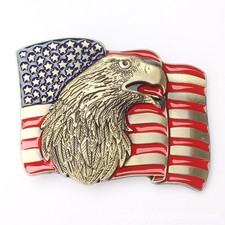 Eagle American Flag Belt Buckle Western Cowboy Native American EG-11 