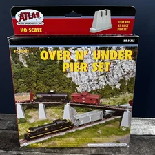 Atlas Model Railroad HO Scale #80 47 Piece Pier Set Over & Under Toy