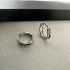 Small Hoop Earrings for Men Women Streetwear Hip Hop Unisex Style