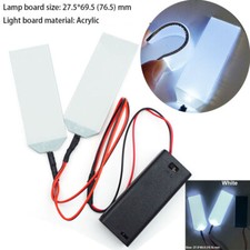 White Flexible DIY LED Light Eye Kits Bendable Mask Eyes Light Cosplay Props AAA