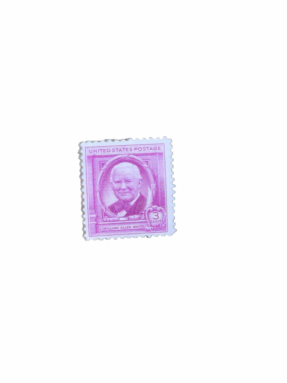 William Allen White Unused Stamp 3c