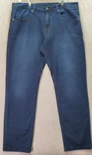 Buffalo by David Bitton Jeans Men's 36 Dark Blue Stretch Slim Fit Straight Leg