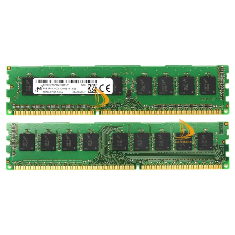 For Micron 4x 8GB 2RX8 12800E DDR3L-1600Mhz 240PIN Desktop ECC Memory RAM DIMM - Image 4 of 4