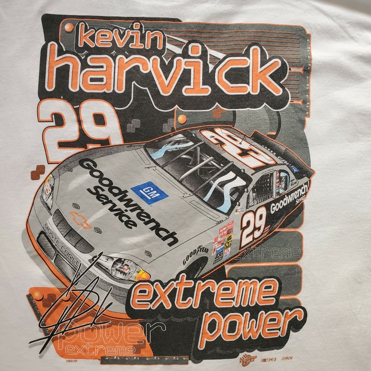 Vintage Kevin Harvick #29 Nascar Competitors View TShirt XL | eBay