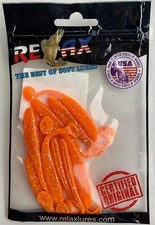 Relax Bass Shad 2.5" 7cm S121 10-Piece Rubber Fish Soft Bait Perch Lure USA Made