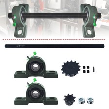 5/8" X 14" Complete Jackshaft Kit For 40/41/420 Chain Go Kart Mini Bike