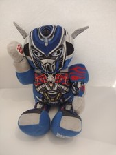 Build A Bear Transformers Optimus Prime Transform to Autobot Jointed Plush Sound