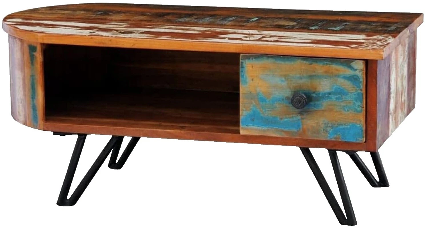 Solid Wood Multicolor Coffee Table Tables