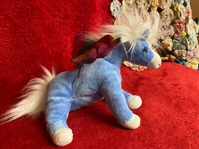 Ty Beanie Babies Baby Pegasus the Flying Horse w Tags Very Good Condition