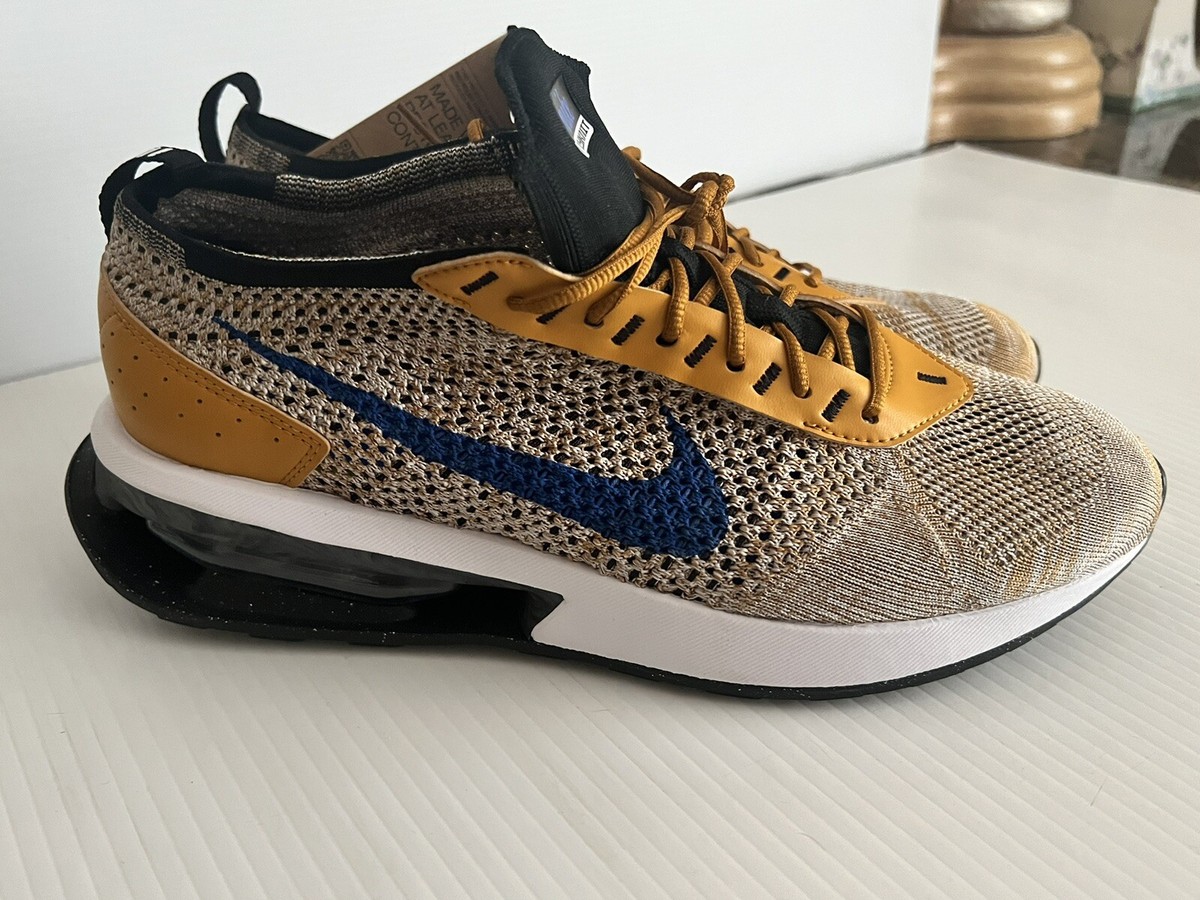 Nike Air Max Flyknit Racer Men\'s FD2764-700 Elemetal Gold Sneakers‎ Shoe Size 10 Size 9.5 - Nike Air Max Flyknit Racer Elemental Gold for  main image 4