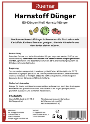 Harnstoffdnger Dngeharnstoff 15 kg Set Harnstoff 46 % N Stickstoff  spritzfhig | eBay.de