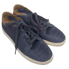 Lucky Brand Luika Dusty Blue Lace Up Perforated Sneakers Women Sz 9.5