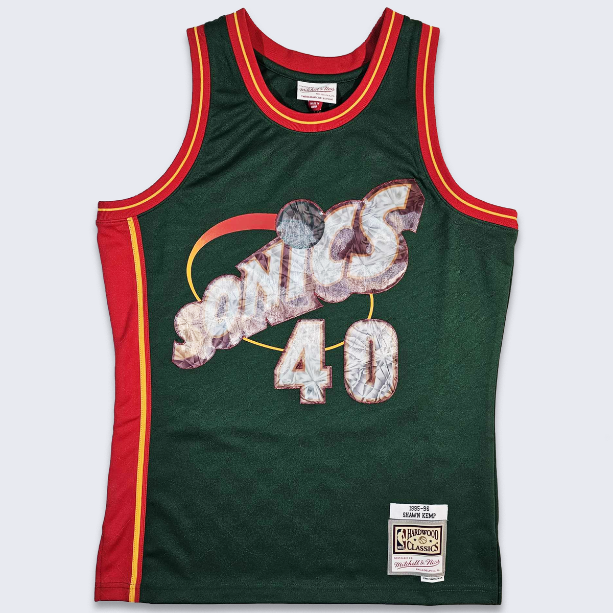 Seattle Super Sonics Shawn Kemp Mitchell & Ness Basketball Jersey