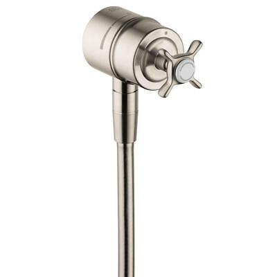 Hansgrohe 16882821 Montreux Fix-Fit Stop Trim with Cross Handle Brushed Nickel