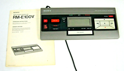 Sony RM-E100V Video Editing Controller and manual | eBay