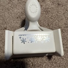NEW Martha Stewart SNOWFLAKE TRIM Double-Edge Punch - 1" wide strips, Border