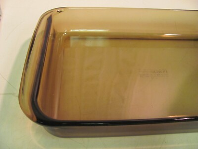 vintage an・an no.33 Vintage Pyrex 233-N amber glass casserole or baking dish 33x23x5