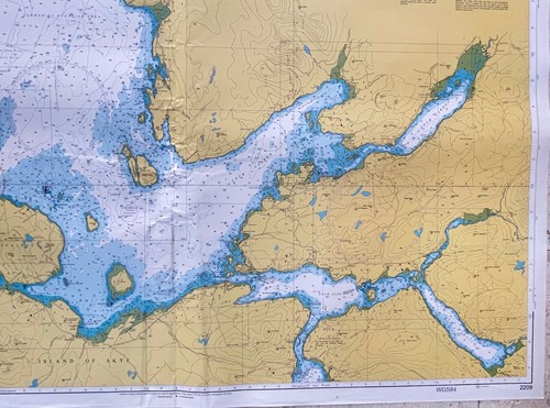 Admiralty 2209 INNER SOUND SCOTLAND WEST COAST Genius Marine Nautical Map Chart - Picture 8 of 12