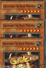 Granmarg the Rock Monarch GLD2-EN009 X 3 MINT LIMITED YUGIOH YU-GI-0H