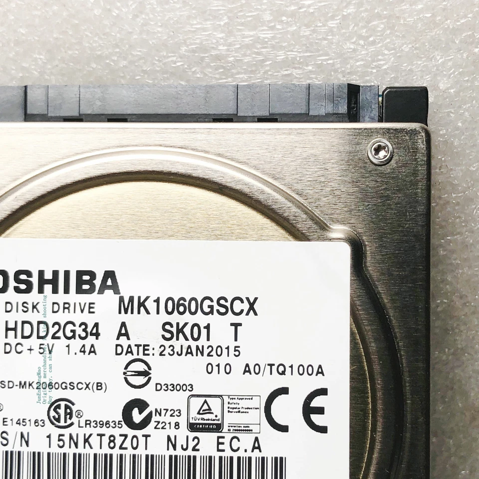 Compatible MK1060GSCX Toshiba 100G Wide Shockproof Vehicle Dedicated HDD - Image 2 of 4